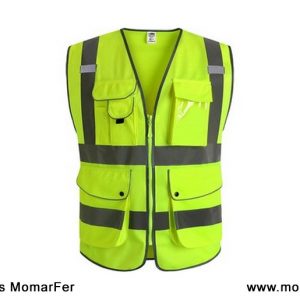 Chaleco con cremallera reflectante JKSafety