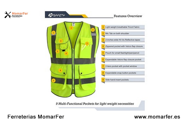 Chaleco con cremallera reflectante JKSafety_3 Chaleco con cremallera reflectante JKSafety_3