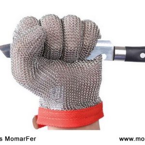 Guantes de acero inoxidable de malla ThreeH