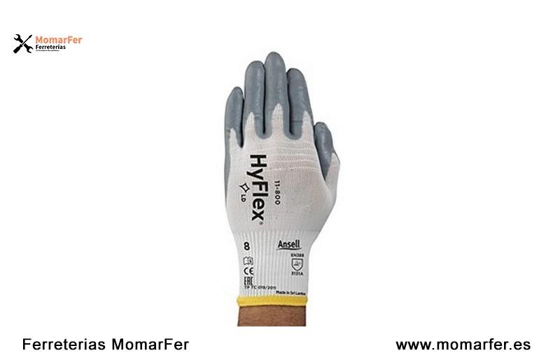 Guantes de trabajo finos y transpirables Ansell Hyflex_2 Guantes de trabajo finos y transpirables Ansell Hyflex_2