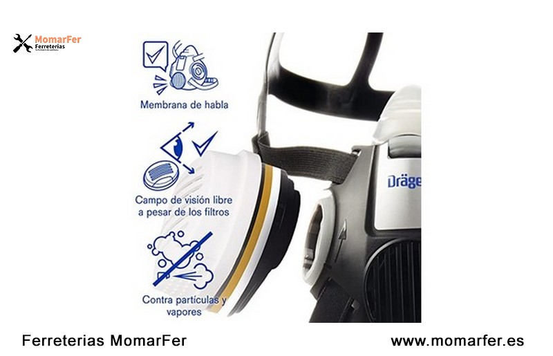Respirador homologado de seguridad para pintura y agricultura Dräger_2 Respirador homologado de seguridad para pintura y agricultura Dräger_2